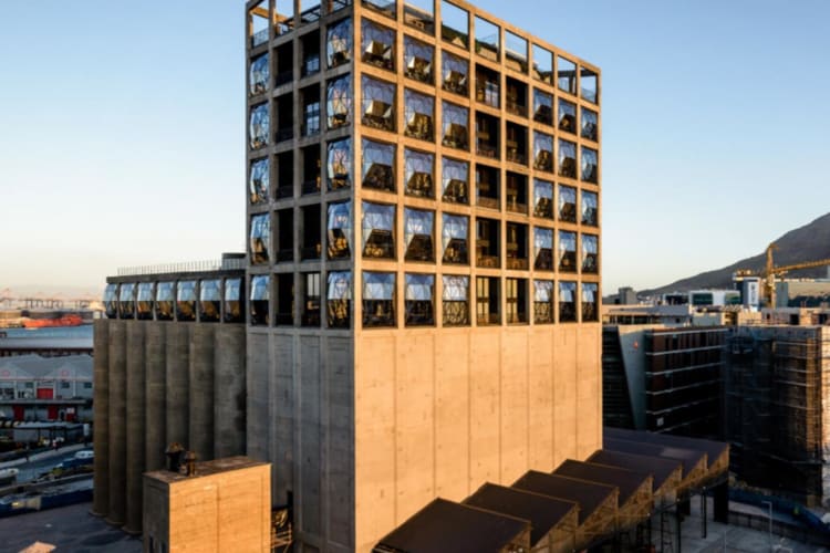 Silo Hotel facade